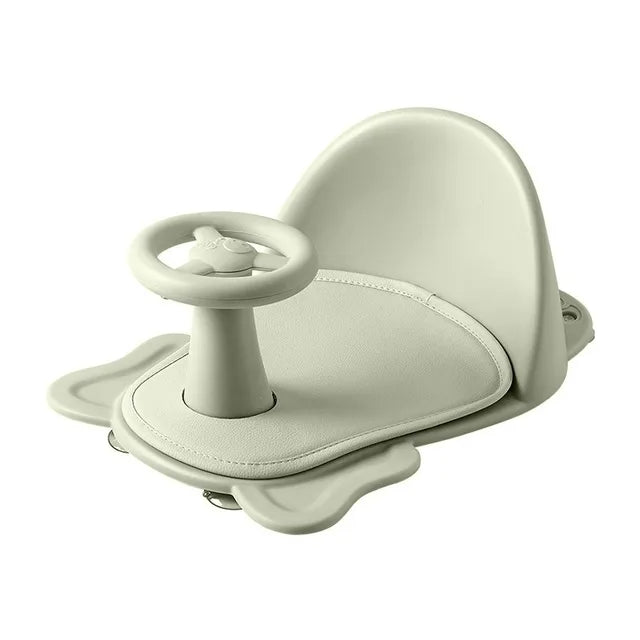 Baby shower basin with shower seat foldable bathtub bathtub dedicated shower bench with backrest and anti slip bath pad