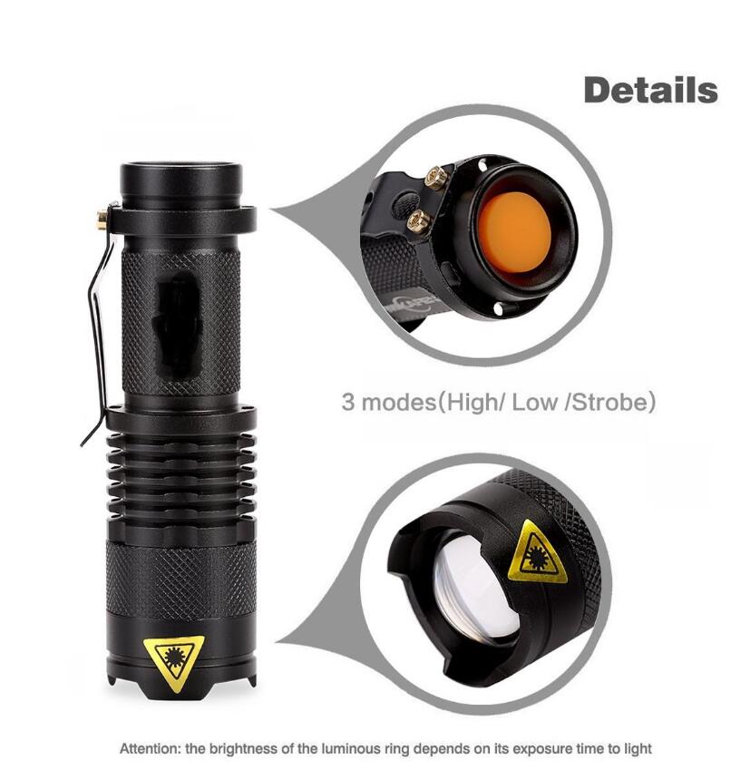 2000LM Military Tactical Flashlight Torch