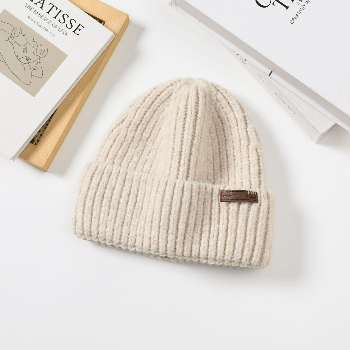 Wool Blend Beanie For Women In Autumn And Winter