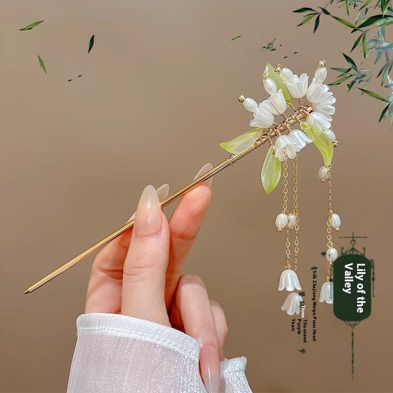 Dress Accessories Hairpin Headwear Antique Style Plate Hairpin