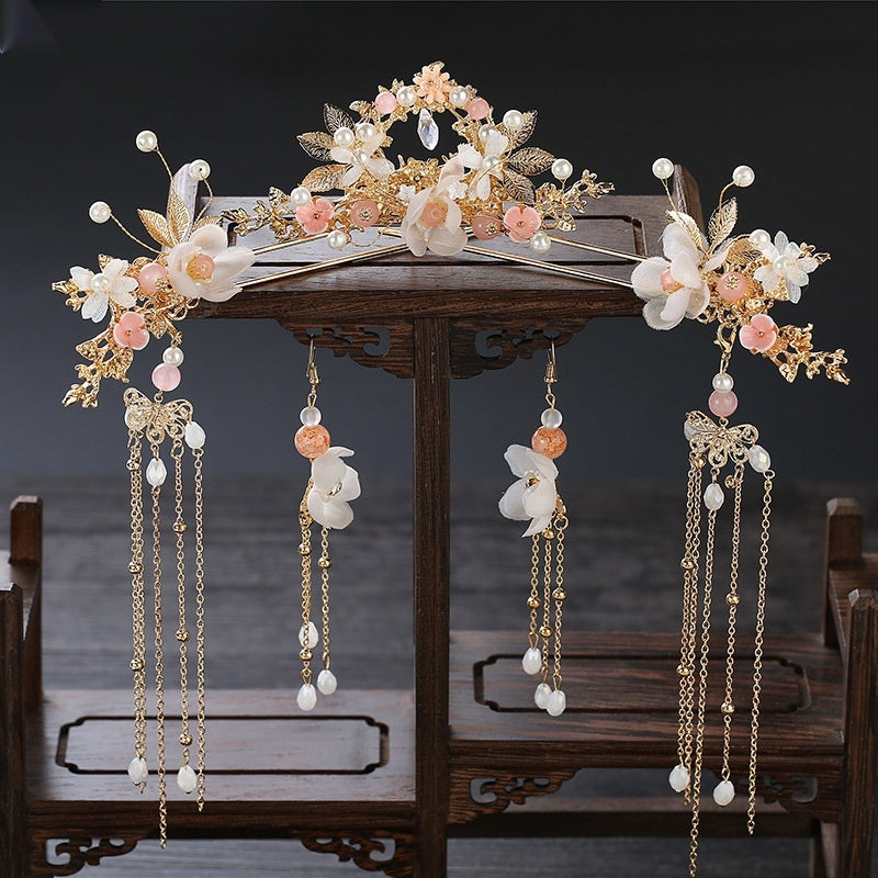 Tassel Full Set Antique Hair Clasp Chinese Style Classical Simplicity Hair Accessories