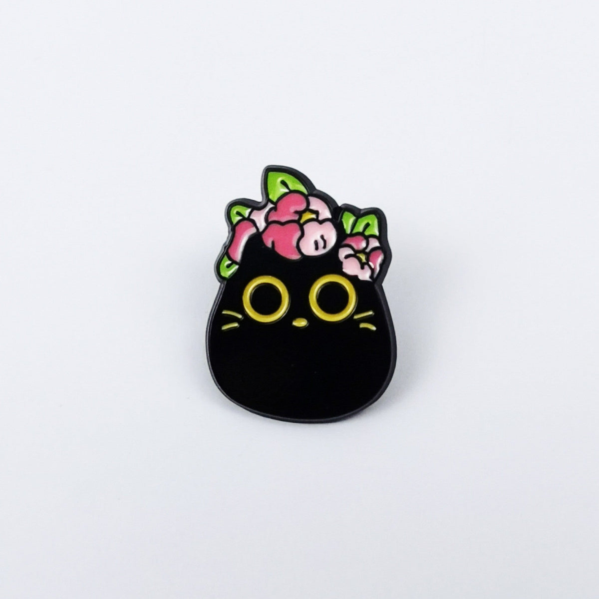 Black Catstyle Brooch, Versatile And Niche, Made Of Alloy For Clothing