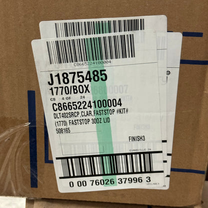 BERRY Clear Jackson’s Plastic Cup Lids 1500PK!
