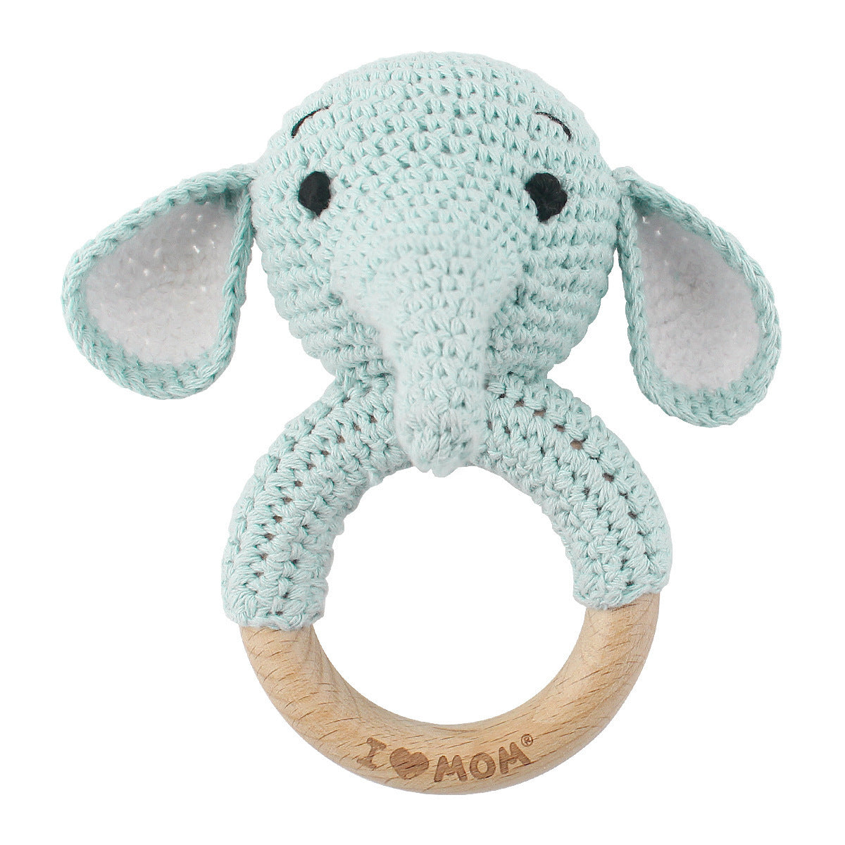Carving Name Baby Soothing Bell Newborn Gift Bath Gift Knitted Cartoon Doll