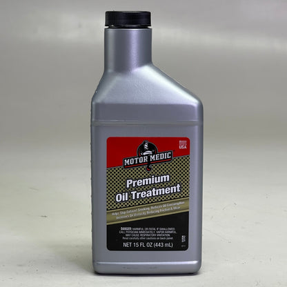MOTOR MEDIC (12 PACK) Premium Oil Treatment 15 fl oz Grey M3215