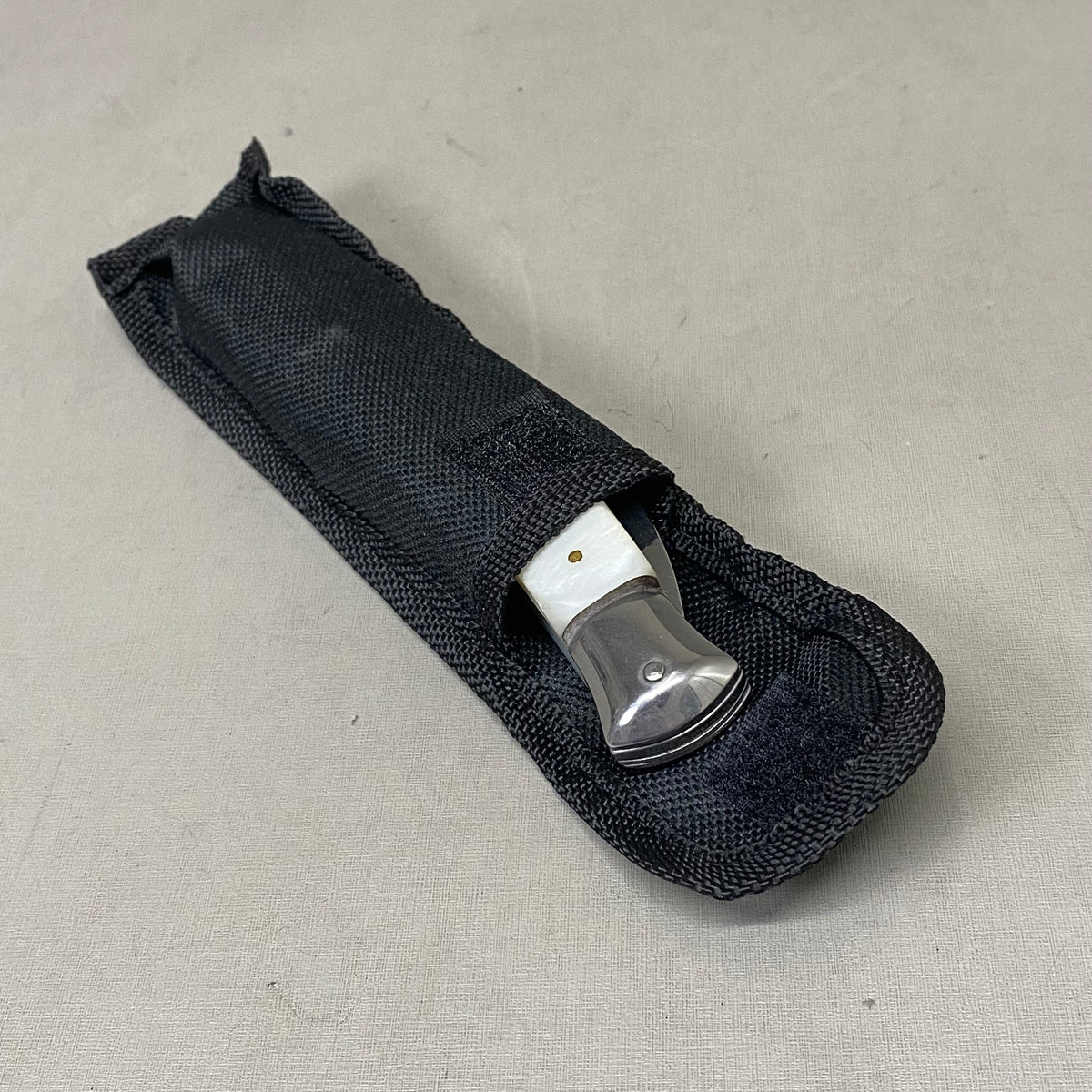 ZA@ ARMED FORCE TACTICAL Handcrafted OTF Pocket Knife  4" Blade 9" Overall Length White ST-6CWP