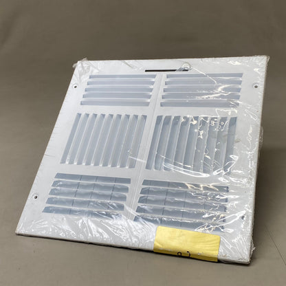 PROSELECT Wall/Ceiling Register W/ Mounting Holes 10"x10" White PS4WW1010100
