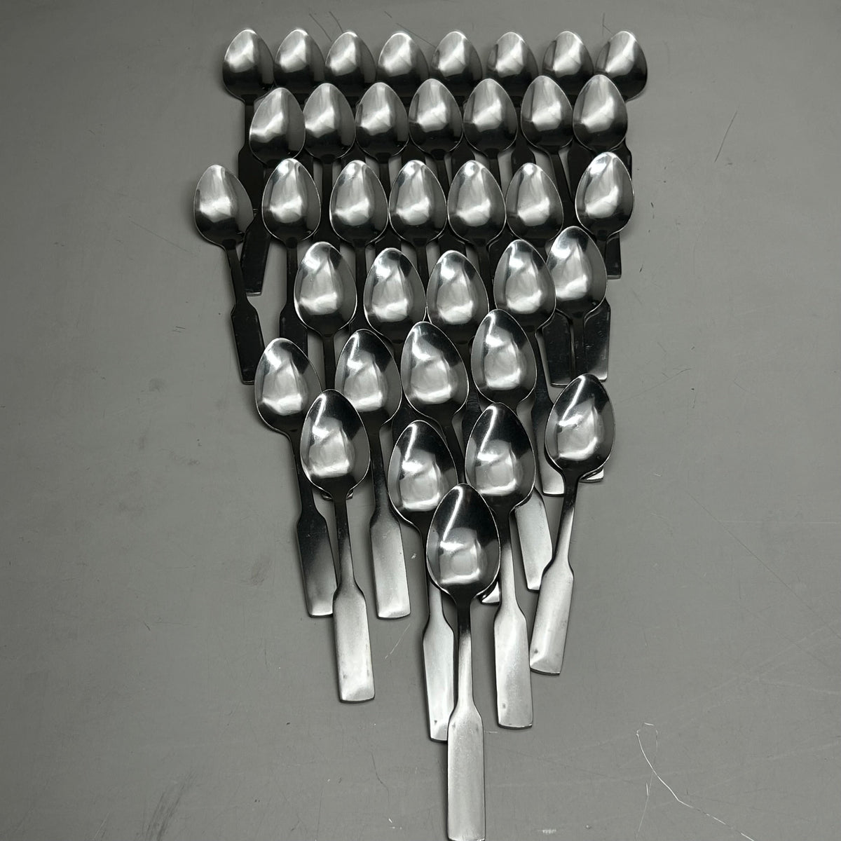 ABC (36 Pack) Stainless Steel Norfolk Stamped Teaspoon Set NOR-01