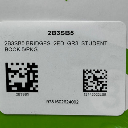 BRIDGES In Mathmatics (5 PACK) Second Edition Student Book Grade 3