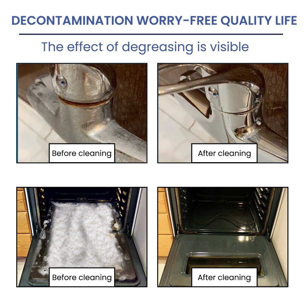 Kitchen Cleaning Effervescent Tablet Cooktop Tile Bathroom Kitchen Heavy Oil Dirt Stain Cleaning Effervescent Tablet