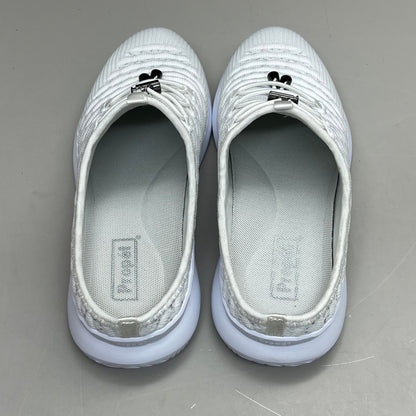 PROPET Travel Bound Slide Remove Footbed Women's Sz 9 M(B) White Daisy WAT031M