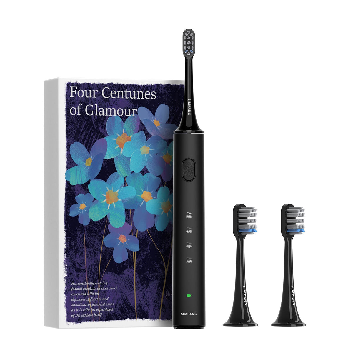Smart Sonic Electric Toothbrush Soft Bristles Wireless Charging Adult Gift Box