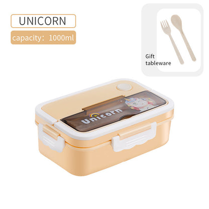 Cartoon fashion leak-proof sealed microwaveable lunch box lunch box lunch box