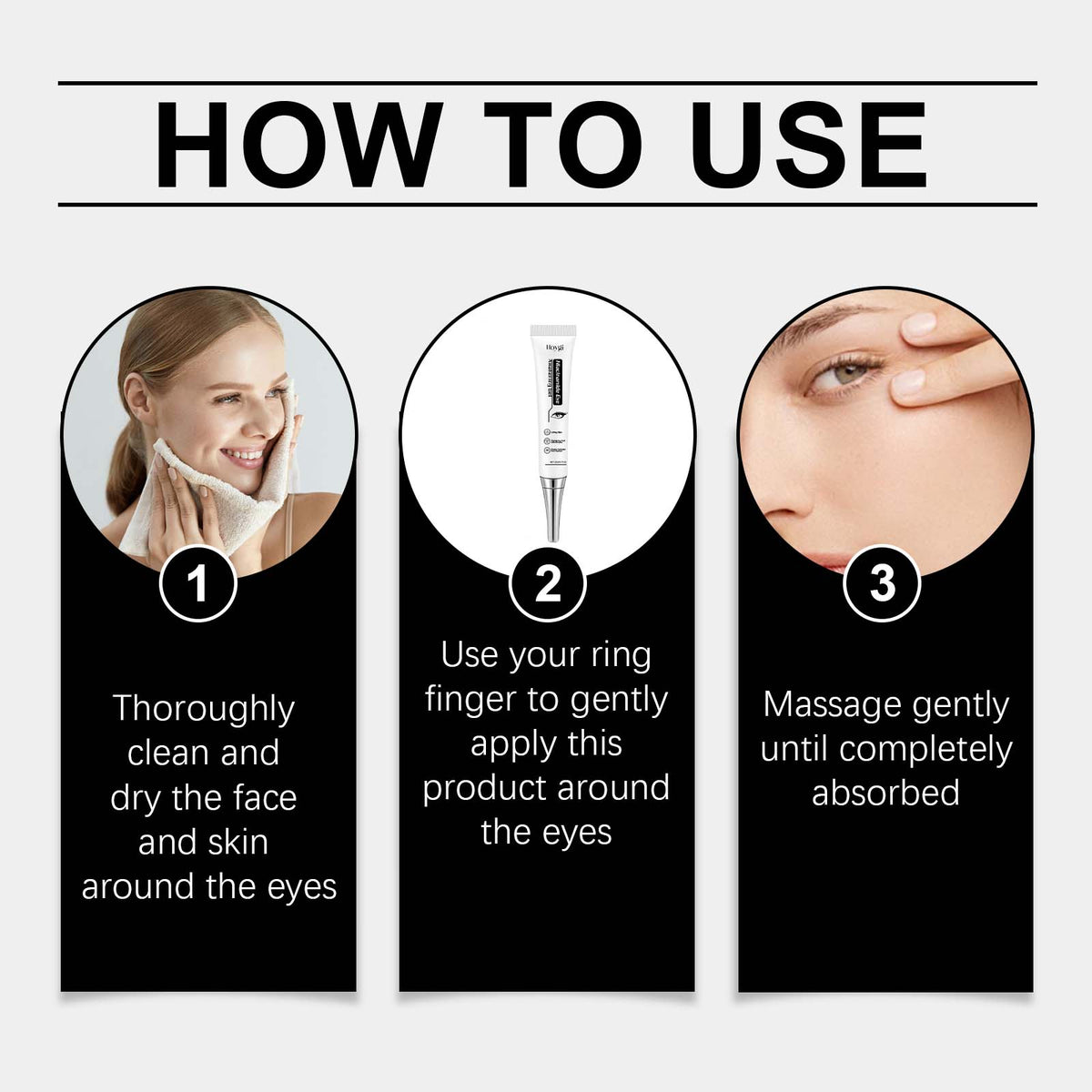 Niacinamide Eye Gel Hydrating And Moisturizing Elastic Firming Skin Around Eye Care Moisturizing Eye Cream