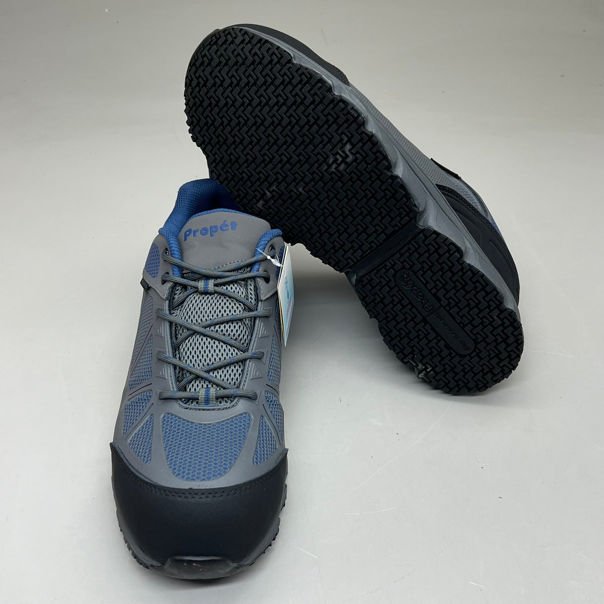 PROPET Seeley II Men's Work Boot Waterproof Men's Sz 12 W (E) Grey/Blue MAU012M
