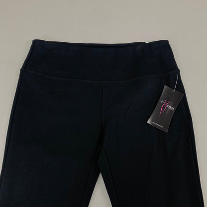 MULTIPLES Legging Petite Women's Sz L Black M9031P