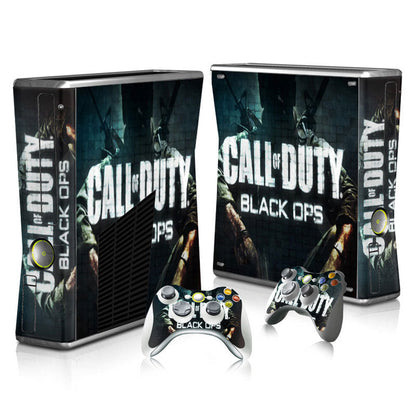 Xbox 360 Slim Full Body Color Membrane Stickers with Scratch-Resistant Protection