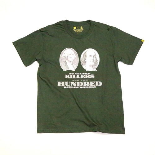 No Feelings T Shirt - Money Green