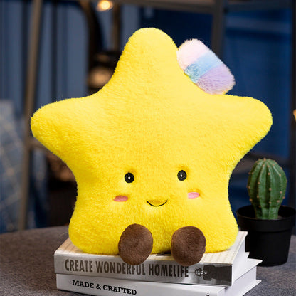 Amuseable Sun Small Sun Pillow Stuffed Toy Moon Cloud Cushion Pillow Doll Doll