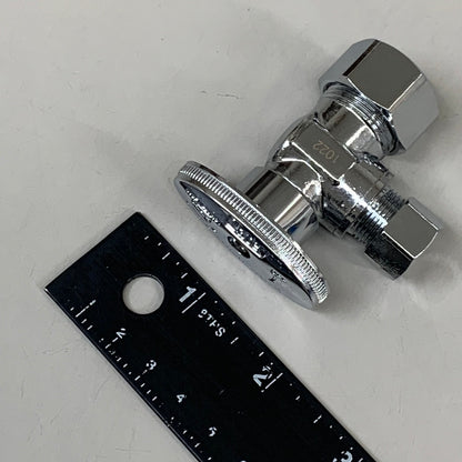 OATEY (2 PACK) Quarter Turn Angle Valve 1/2 NOM Copper 5/8 X 3/8 4701PCLF