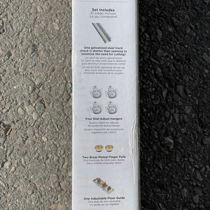 NATIONAL HARDWARE By-Pass Sliding Door Frame Hardware Set 72" N343-087 (AS-IS)
