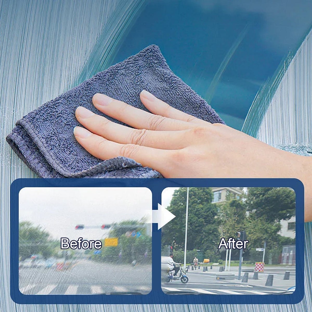 Oil Film Cleaning Emulsion, Powerful Stain Removing Oil Film Cleaning Emulsion For Car Window Front Windshield