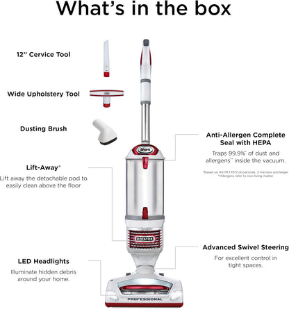 Shark NV501 Rotator Professional Upright Vacuum Lift-Away HEPA Red NEW