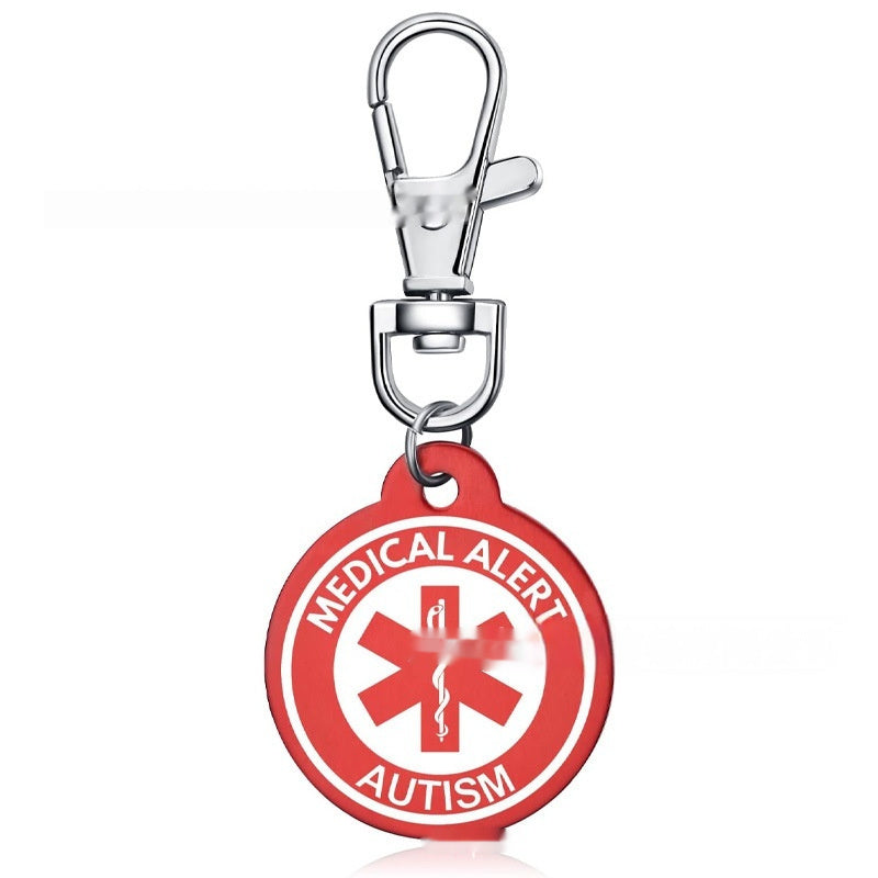 Personalized Aluminum Alloy Medical-Style Keychain