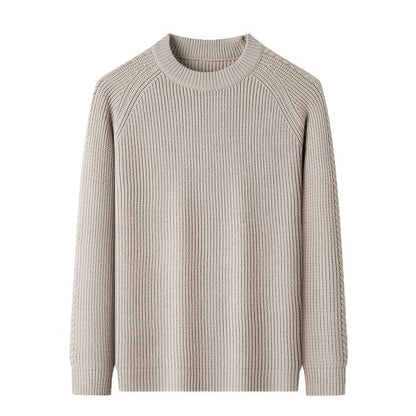 Round Neck Solid Color Trendy Comfortable And Soft