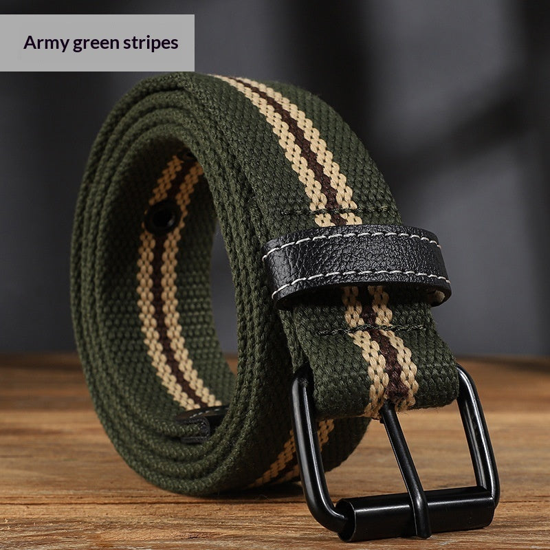 Unisex Thickened Canvas Belt