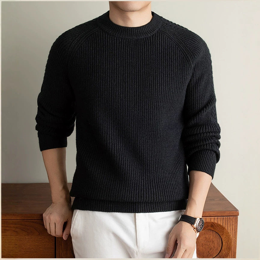 Round Neck Solid Color Trendy Comfortable And Soft