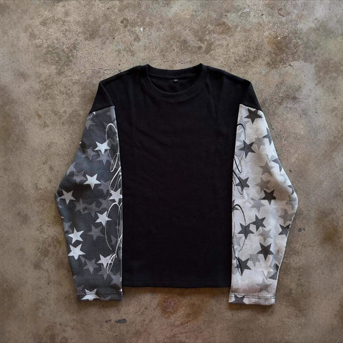 Mens Long-Sleeve Vintage T-Shirt