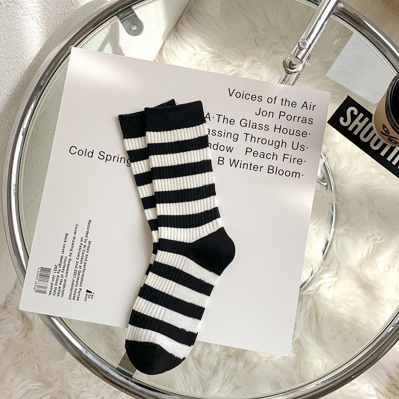 Embroidered Socks For Children With Double Stitches
