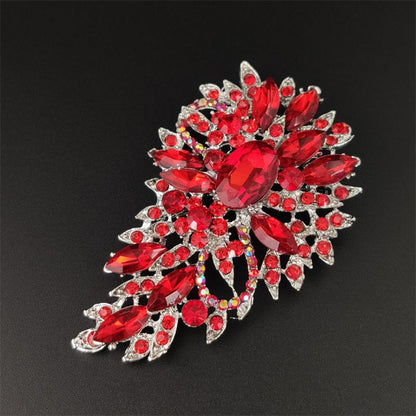 Elegant Water-drop Crystal Brooch