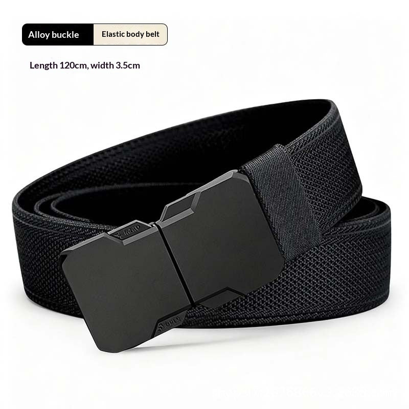 Mens Nylon Canvas Tactical Belt With Adjustable Buckle For Custom Fit