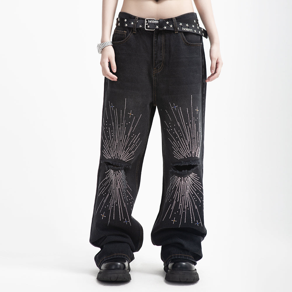 Fashion Holes Knee Jeans For Men