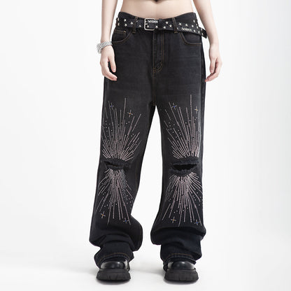 Fashion Holes Knee Jeans For Men