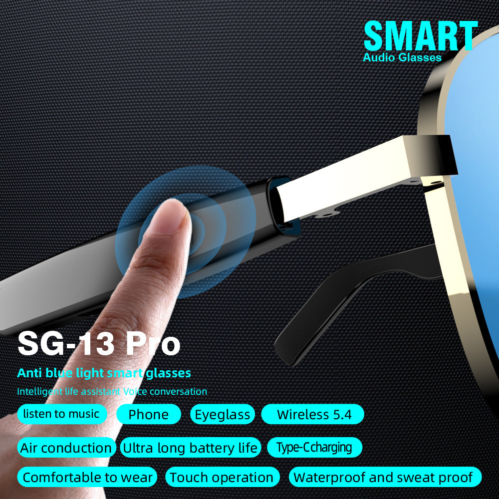Smart Glasses Smart Eyewear Step Into The World High Definition UV Resistant Lenses HIFI Sound