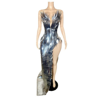 Luxury Sequined Evening Gown