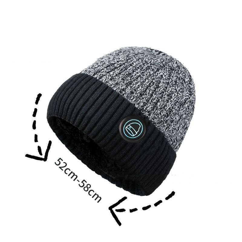 Winter Ski Heating Hat Fleece-lined