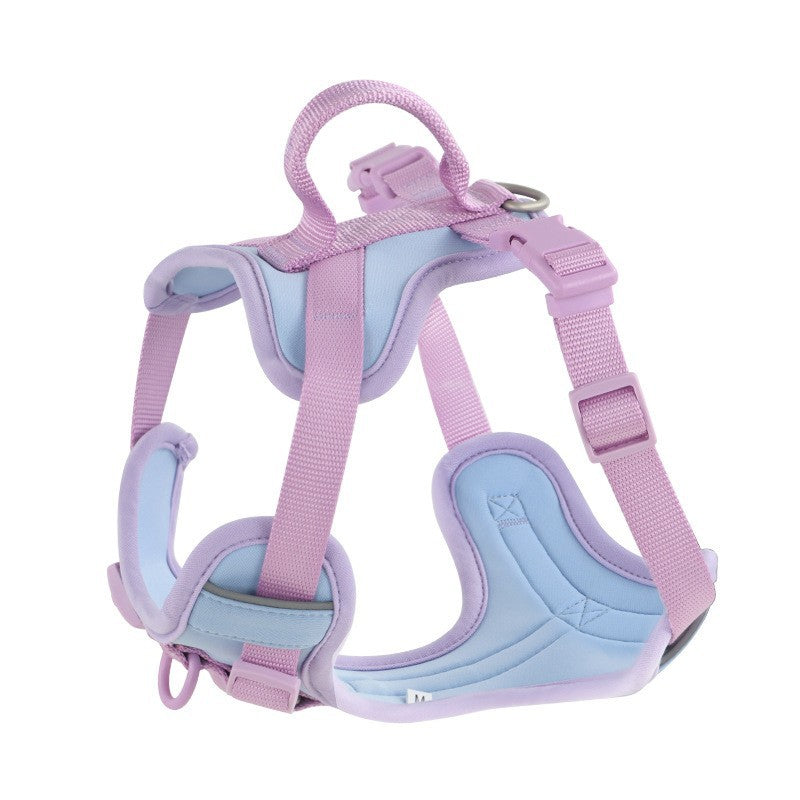 Dog Breast Strap Hand Holding Rope Dog Leash Collar Chest Back