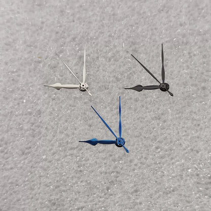 Polished Blue Silver And Black Non-luminous Handscompatible With Japanese NH35 364R And 7S Movement Watch Components