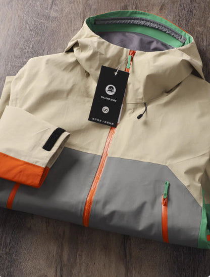Outdoor Rainproof And Waterproof Full Pressure Glue Hard Shell Shell Jacket