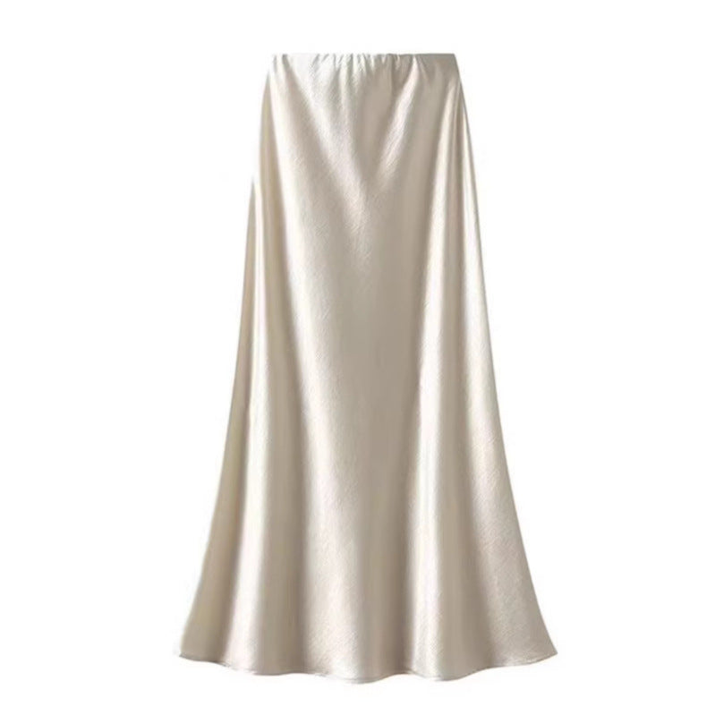 HQ Acetate Satin Skirt For Women