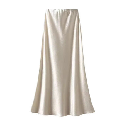 HQ Acetate Satin Skirt For Women