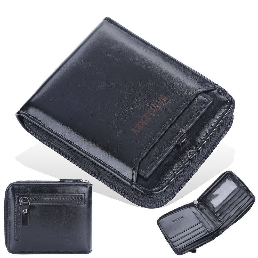 Business Retro Multi Card Slots Wallet Men