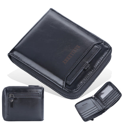 Business Retro Multi Card Slots Wallet Men