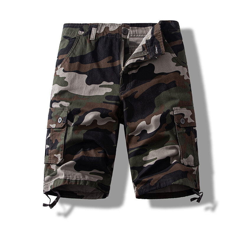 Foreign Trade All-cotton Multi-pocket Work Shorts