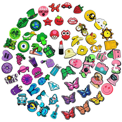 Cute Cartoon Hole Shoe Flower Accessories