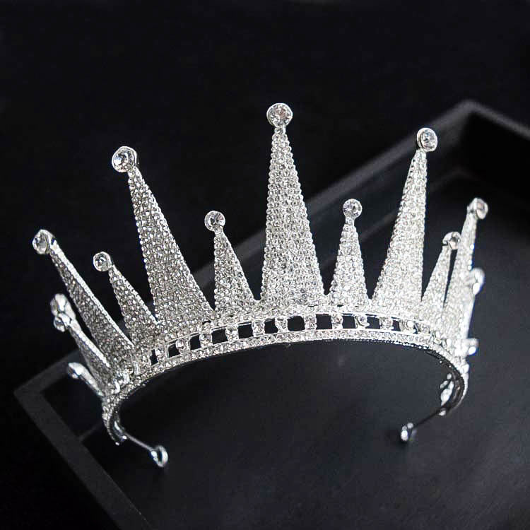 Luxury Sparkling Crystal Floral Bridal Jewelry Sets Rhinestone Tiaras Crown